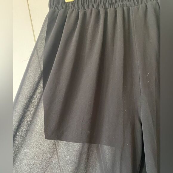 Sheer Mesh High-Rise wide  Pants - Picture 3 of 4